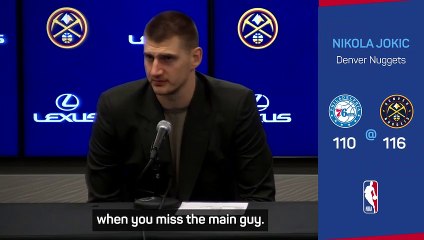 Jokic praises 'dominant' MVP-rival Embiid after Nuggets win