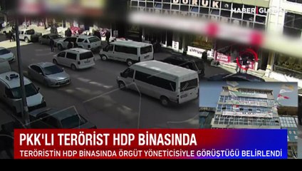 PKK'lı terörist HDP binasında! Teröristin, örgüt yöneticiyle görüştüğü belirlendi