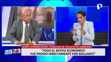 Henry Shimabukuro: "Todo el apoyo económico fue pedido directamente por Dina Boluarte"