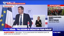 Sainte-Soline: Olivier Véran estime que les propos de Jean-Luc Mélenchon sont 