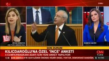 Kemal Kılıçdaroğlu'ndan Muharrem İnce'ye özel anket: Görüşmede yanında götürecek