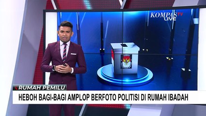 Heboh, Bagi-Bagi Amplop Berfoto Politisi PDIP ke Jemaah Masjid di Sumenep
