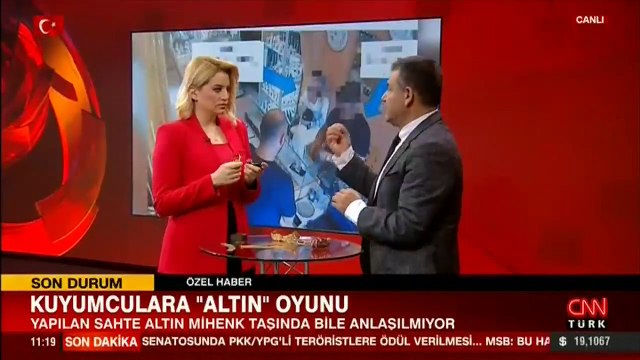 Kuyumculara sahte altın tuzağı