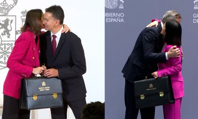 Ministros socialistas y Yolanda Díaz respaldan a Gómez y Miñones en su toma de posesión