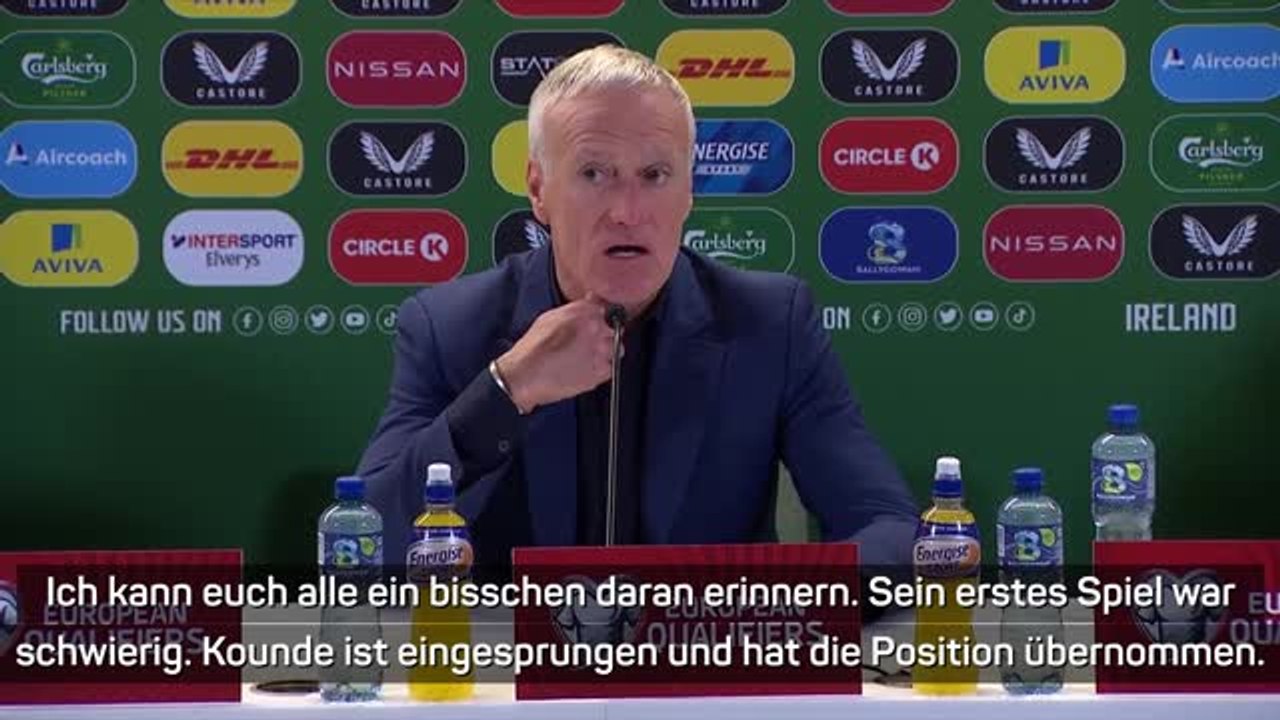 Deschamps: 'Eine gute Leistung von Pavard'