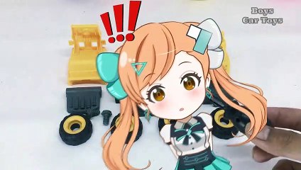 Assembling a Big Molen Car Toy