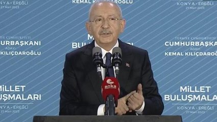 Kılıçdaroğlu'ndan "Konya" gafı! İki kez peş peşe ülke olarak ifade etti