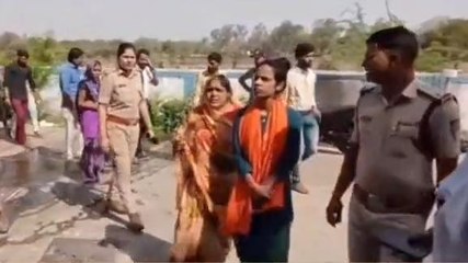 आगर: नाबालिक का शव रखकर किया प्रदर्शन,भारी पुलिस बल तैनात