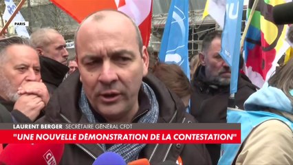 Laurent Berger : «Une nouvelle démonstration de la contestation»
