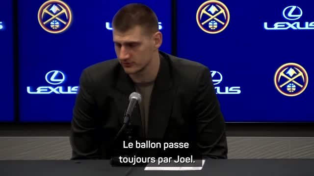 Nuggets - Jokić : ''Embiid est un très bon joueur''