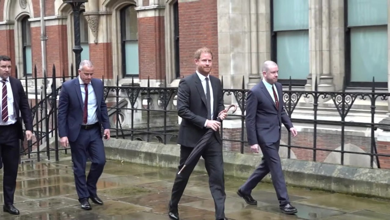 Prince Harry arrives at High Court for second day of Daily Mail publisher privacy case