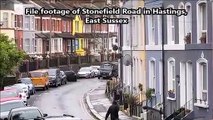 File footage showing Stonefield Road in Hastings, East Sussex