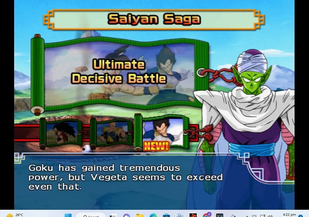 I PLAYED DRAGON BALL Z BUDOKAI TENKAICHI 4 |_ THIRD/FINAL BATTLE _| SAYAN SAGA |_GOKU   VS   VEGETA