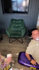 Ice Cream Stunt Ends in Hilarious Disaster