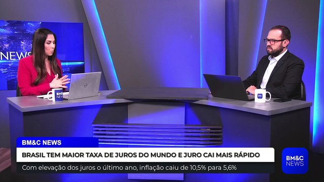 BRASIL TEM MAIOR TAXA DE JUROS DO MUNDO E INFLAÇÃO CAI MAIS RÁPIDO