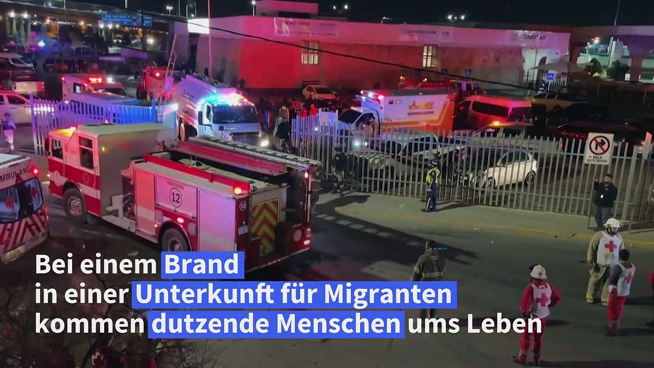 Mexiko: Dutzende Tote bei Brand in Flüchtlingsunterkunft