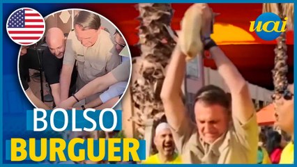 Bolsonaro inaugura lanchonete nos EUA e vira meme