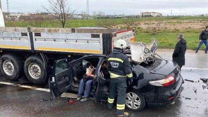 Tekirdağ'da can pazarı! Feci kazada 2'si ağır 5 kişi yaralandı