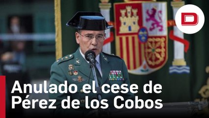 El Supremo anula el cese de Pérez de los Cobos como jefe de la Comandancia de la Guardia Civil de Madrid