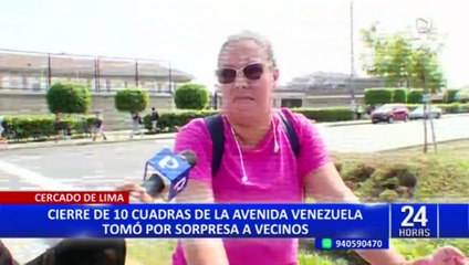 Línea 2 del Metro de Lima: cierran 10 cuadras de la avenida Venezuela por tres años