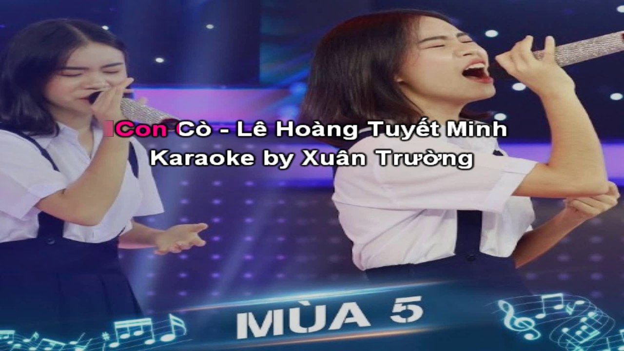 Karaoke Con Cò - Lê Hoàng Tuyết Minh
