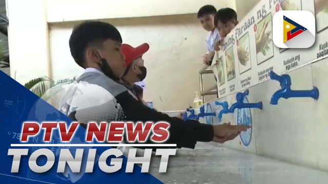 Company gives free soaps to students in school in Novaliches