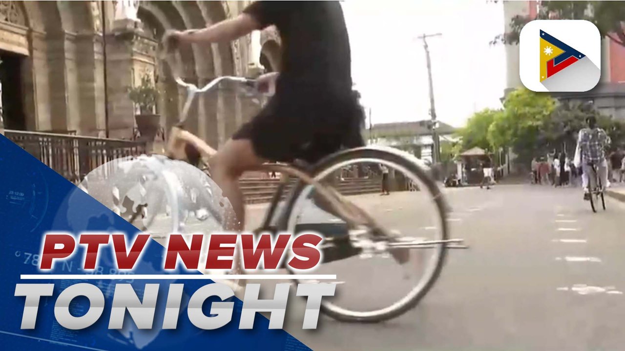 Groundbreaking ceremony of bike lanes in Intramuros held