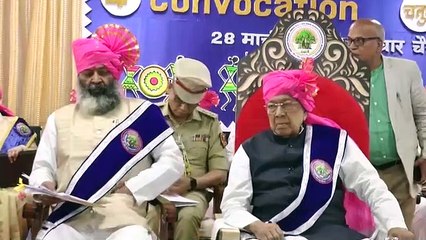 65 मेधावी विद्यार्थियों को गोल्ड मैडल से नवाजा, इनमें 36 छात्राएं शामिल