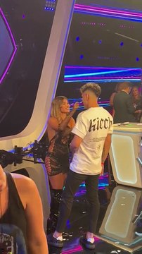 El abrazo de reencuentro entre Julieta Poggio y Lucca Bardelli
