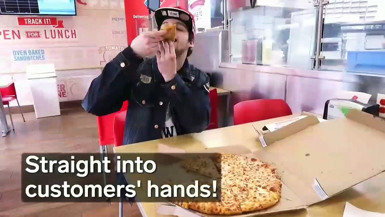 Making pizza in UK