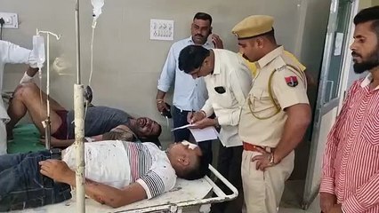 बांसवाड़ा में तीन कारों की टक्कर, पांच लोग जख्मी