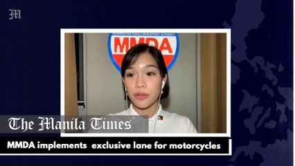 MMDA implements  exclusive lane for motorcycles