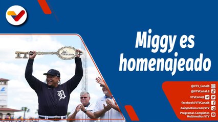 Deportes VTV | Miguel Cabrera recibió las llaves de Lakeland en homenaje en el Spring Training