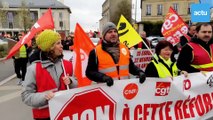 À Argentan, 800 manifestants pour cette 10e journée de mobilisation nationale contre la réforme des retraites