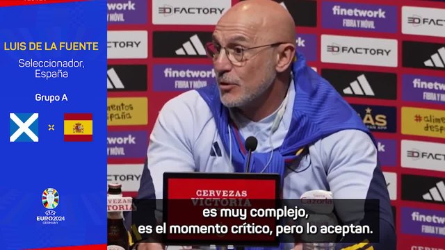 Luis de la Fuente habla de Ceballos y su papel en la selección española