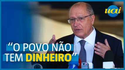 Modelo tributário atual é 'muito injusto', diz Alckmin