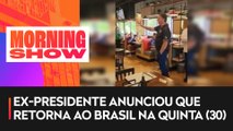 Jair Bolsonaro é aplaudido em restaurante brasileiro nos EUA
