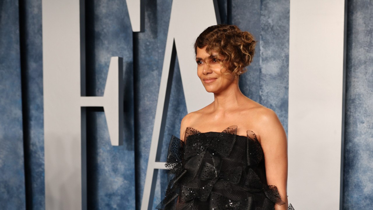Halle Berry Took a Tumble in a Pair of Sky-High Stilettos