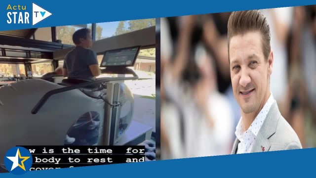 Jeremy Renner gravement blessé : l'acteur filmé debout pour la première fois depuis son terrible acc