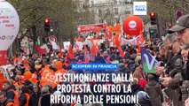 Francia, 13mila poliziotti presidiano i cortei di protesta contro la riforma delle pensioni