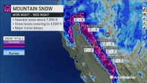 Cold, snowy weather on tap for the West