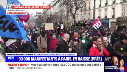 Download Video: Retraites : Ces images qui choquent avec des manifestants qui promettent la guillotine ou la pendaison à Emmanuel Macron sur des affiches