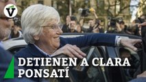Los Mossos detienen a Clara Ponsatí tras dar una rueda de prensa en su regreso a España