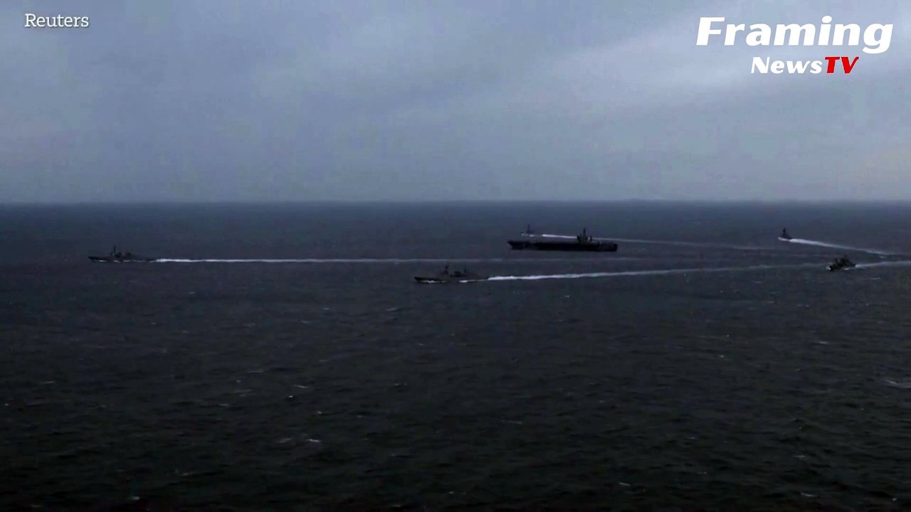 Kapal perang besar AS dan Korea Selatan menggelar latihan angkatan laut bersama di dekat Busan