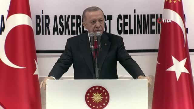 Cumhurbaşkanı Erdoğan: Önümüzdeki günlerde gücümüzü, karada, havada, denizde daha da artıracak çeşitli projelerle milletimizin huzuruna çıkacağız