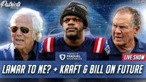 Will Patriots Get Lamar Jackson? Robert Kraft, Bill Belichick Speak at NFL Owners Meetings