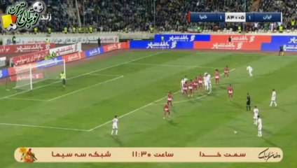 گل سوم بازی ایران و کنیا