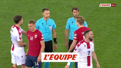 Le résumé de Géorgie - Norvège - Foot - Qualif. Euro