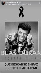 Romeo Santos expresa su pesar por muerte del bachatero Blas Durán