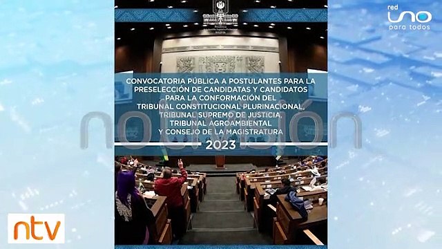 Presentan la convocatoria a postulantes para la preselección de candidatos para las elecciones judiciales
